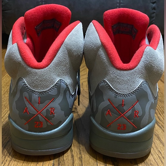 Nike Air Jordan 5 Retro Camo Shoes - Picture 5 of 11